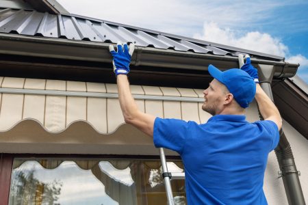 Installing Guttering — Roofing Services in Winnellie, NT